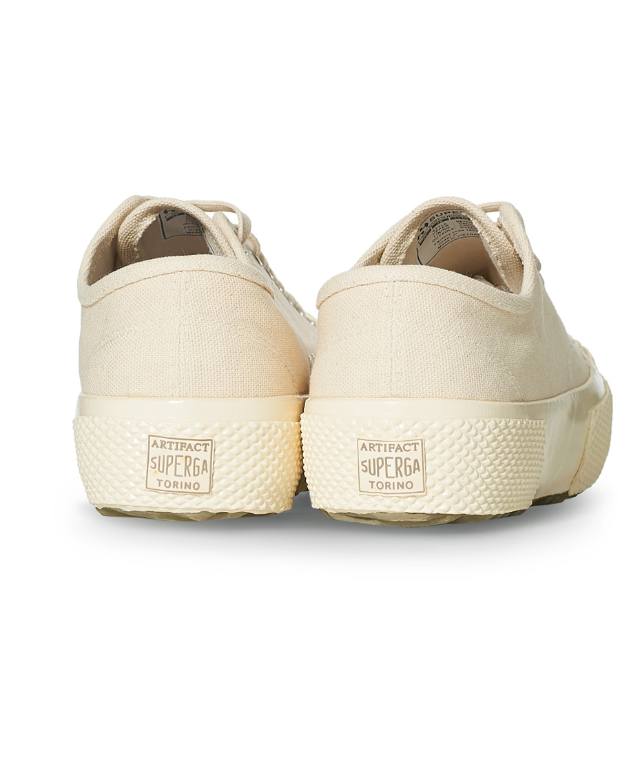 Homme | Superga Artifact MS Japanese Canvas Sneaker White Mastice | Superga | Artifact MS Japanese Canvas Sneaker White Mastice