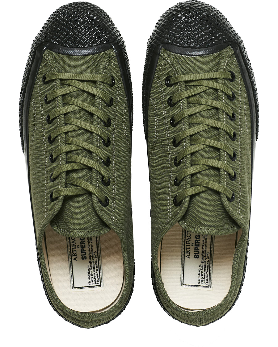 Homme | Superga Artifact MS Japanese Canvas Sneaker Military Green | Superga | Artifact MS Japanese Canvas Sneaker Military Green