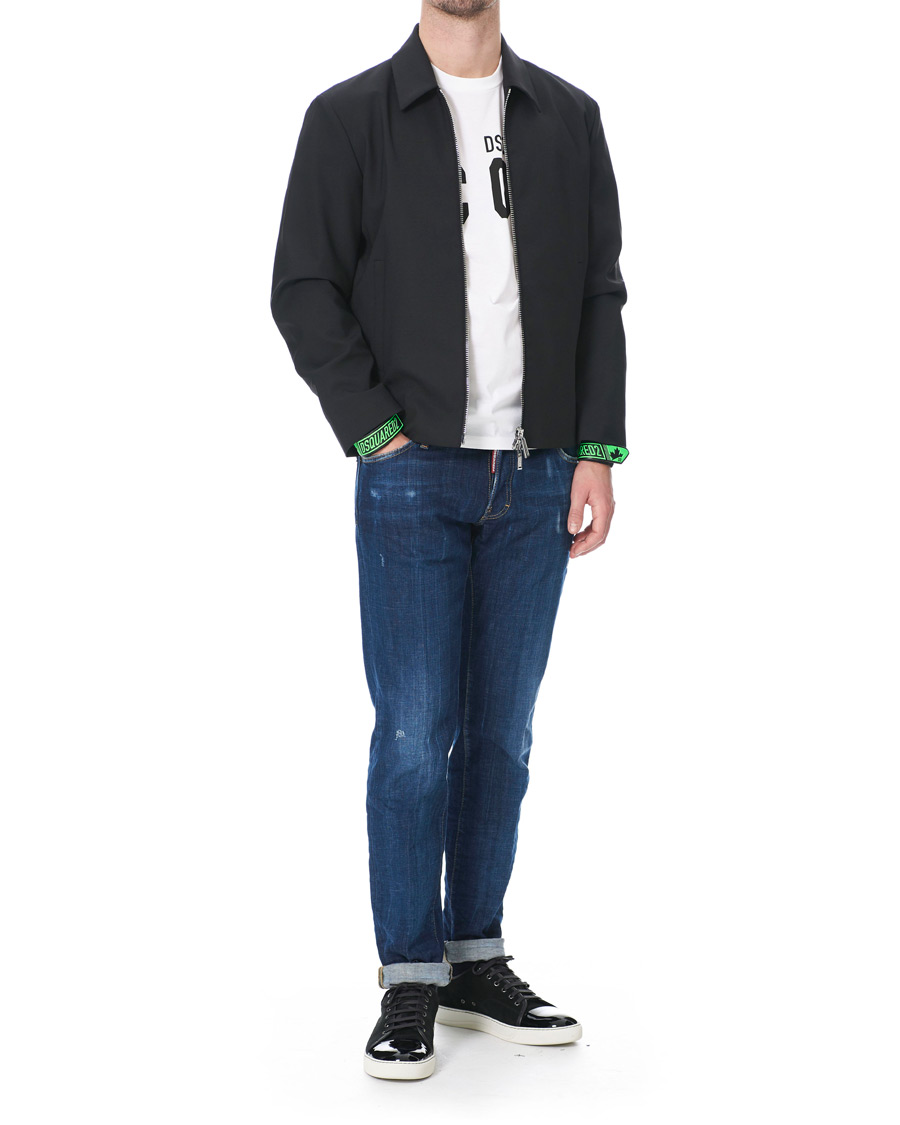 Homme | Manteaux Et Vestes | Dsquared2 | Fluo Sign Bomber Jacket Black