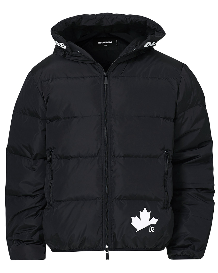 Homme | Manteaux Et Vestes | Dsquared2 | Down Hooded Jacket Black