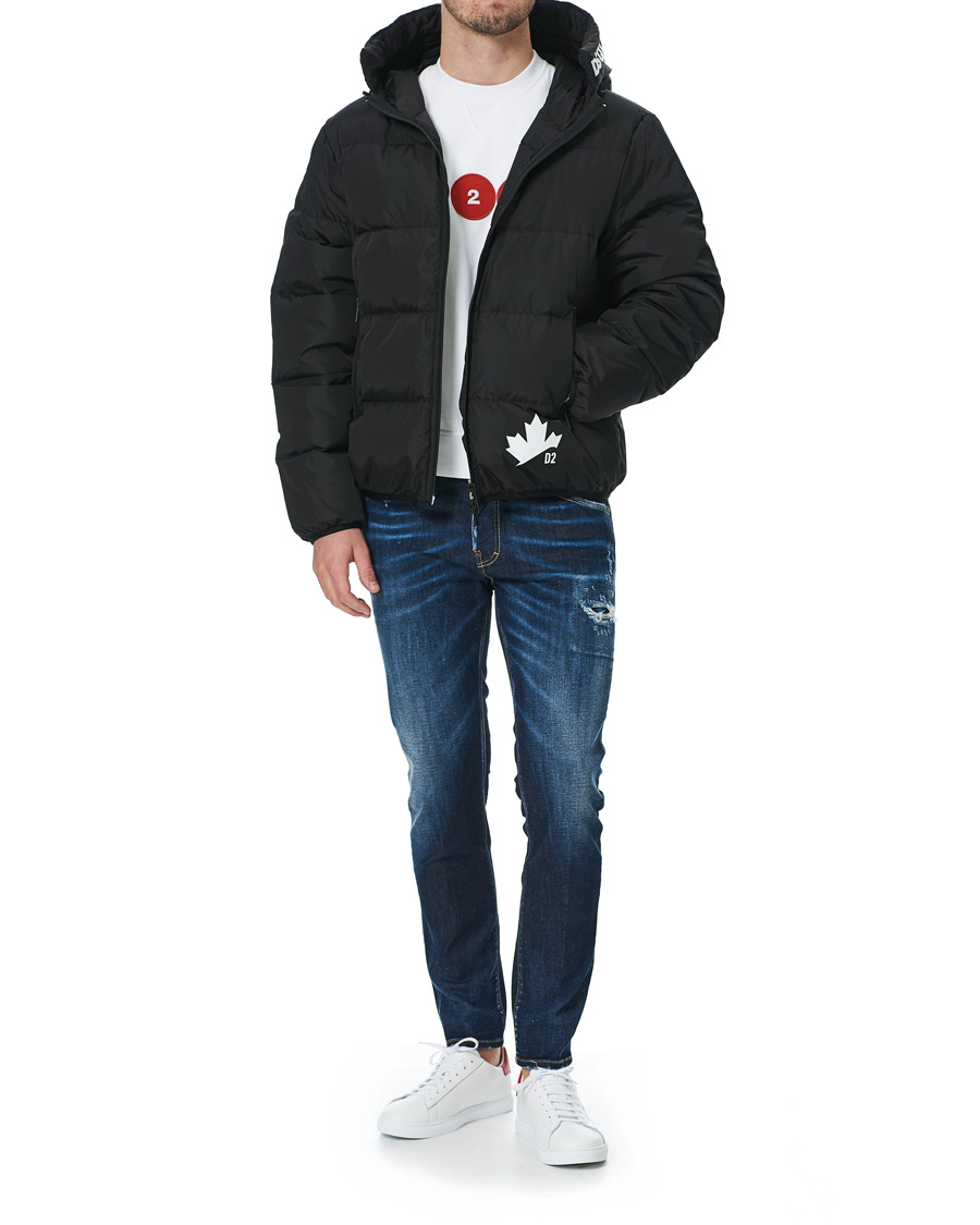 Homme | Manteaux Et Vestes | Dsquared2 | Down Hooded Jacket Black