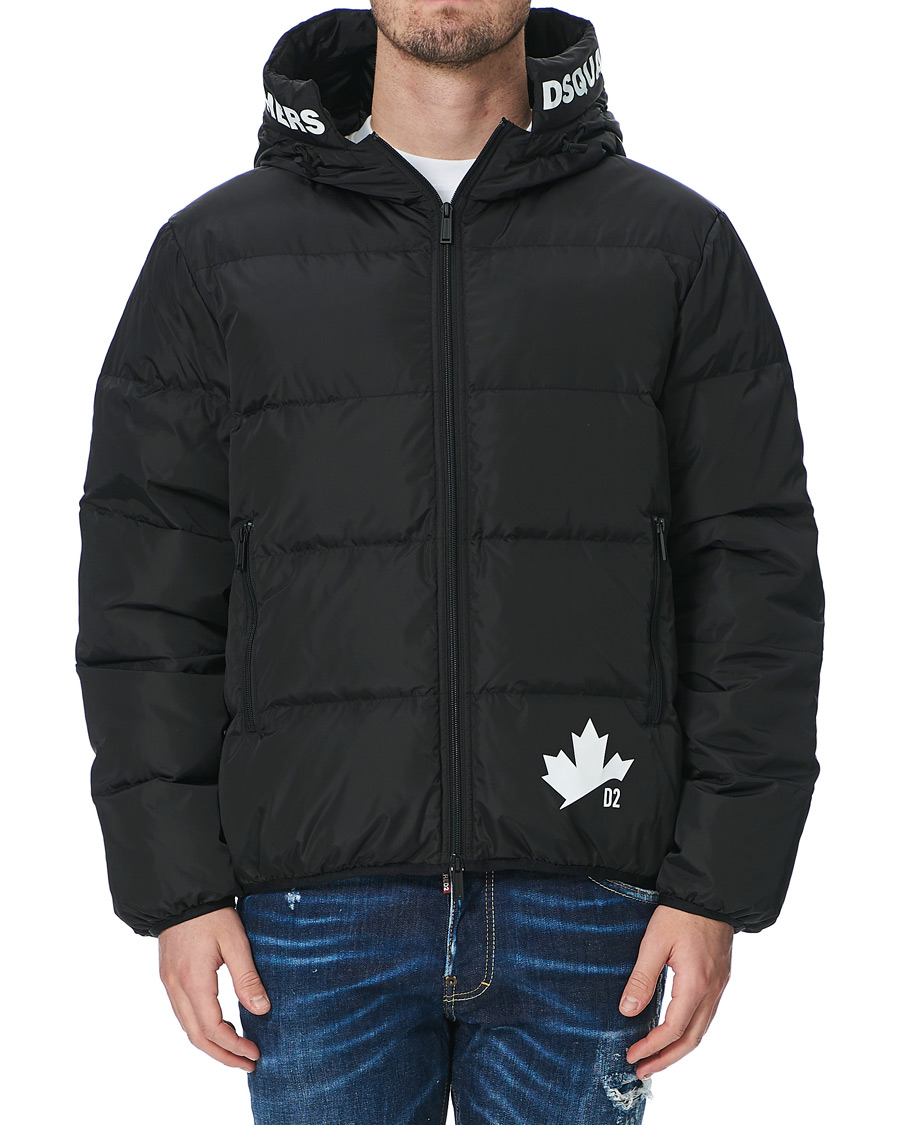 Homme | Manteaux Et Vestes | Dsquared2 | Down Hooded Jacket Black