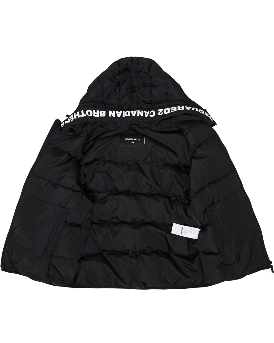 Homme | Manteaux Et Vestes | Dsquared2 | Down Hooded Jacket Black