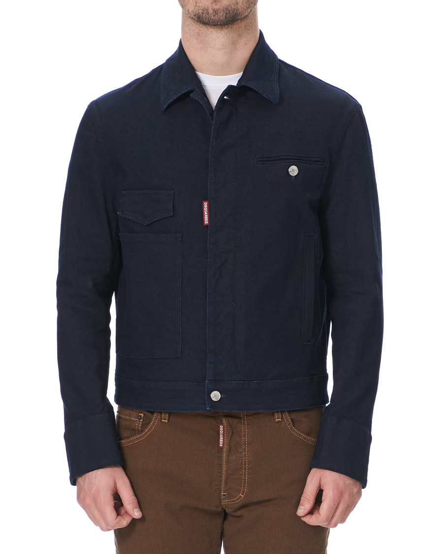 Homme | Manteaux Et Vestes | Dsquared2 | Aviator Jacket Blue