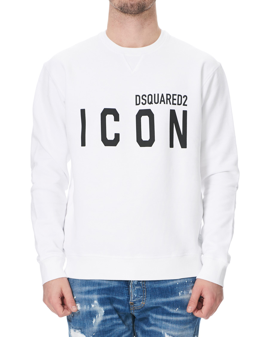 Homme | Pulls Et Tricots | Dsquared2 | Icon Sweatshirt White