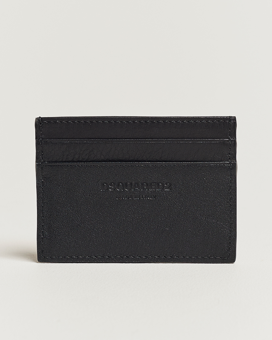 Homme |  | Dsquared2 | Icon Leather Card Holder Black