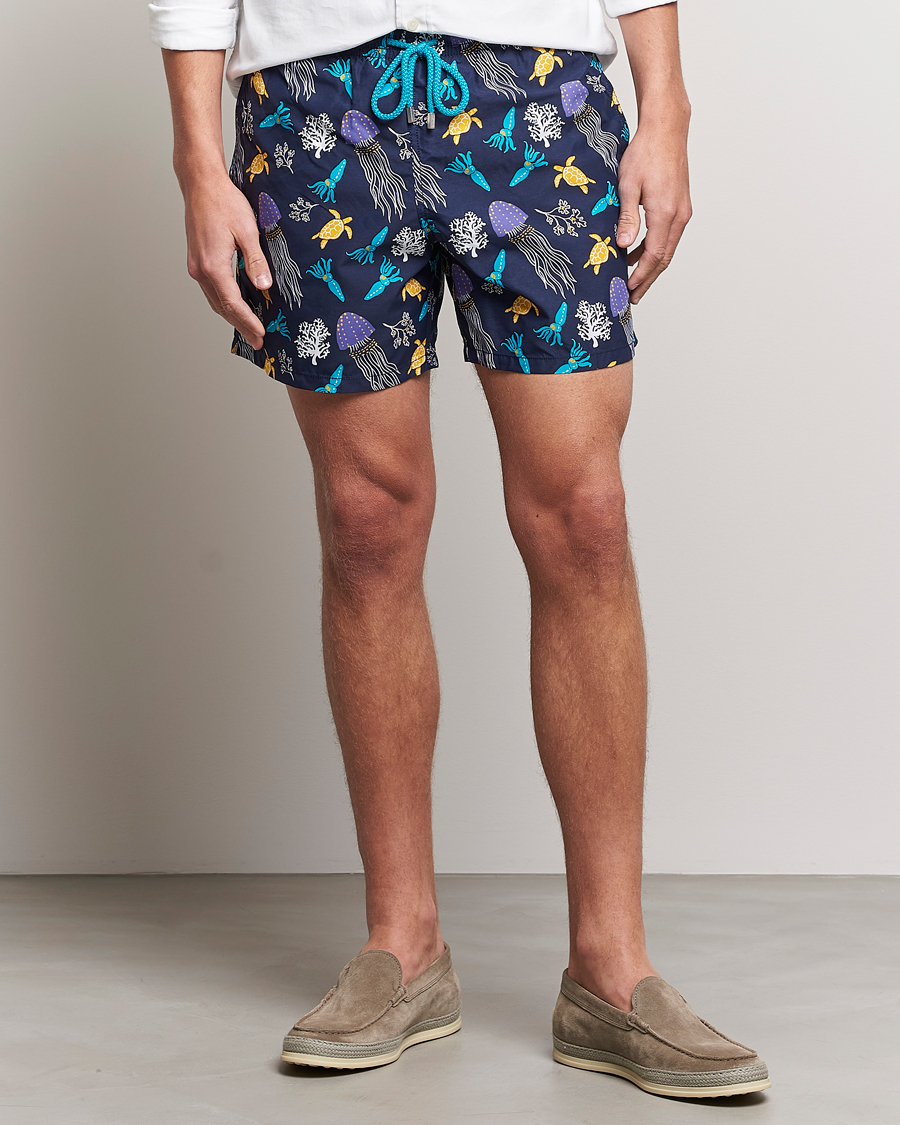 Homme | Maillots De Bain | Vilebrequin | Moorea Swim Shorts Navy Blue