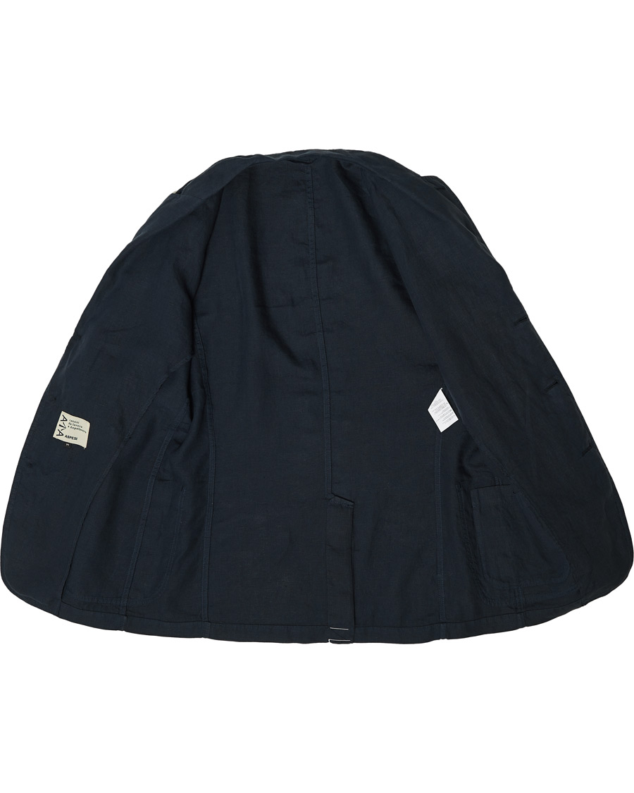 Homme | Blazers | Aspesi | Samuraki Linen Blazer Navy