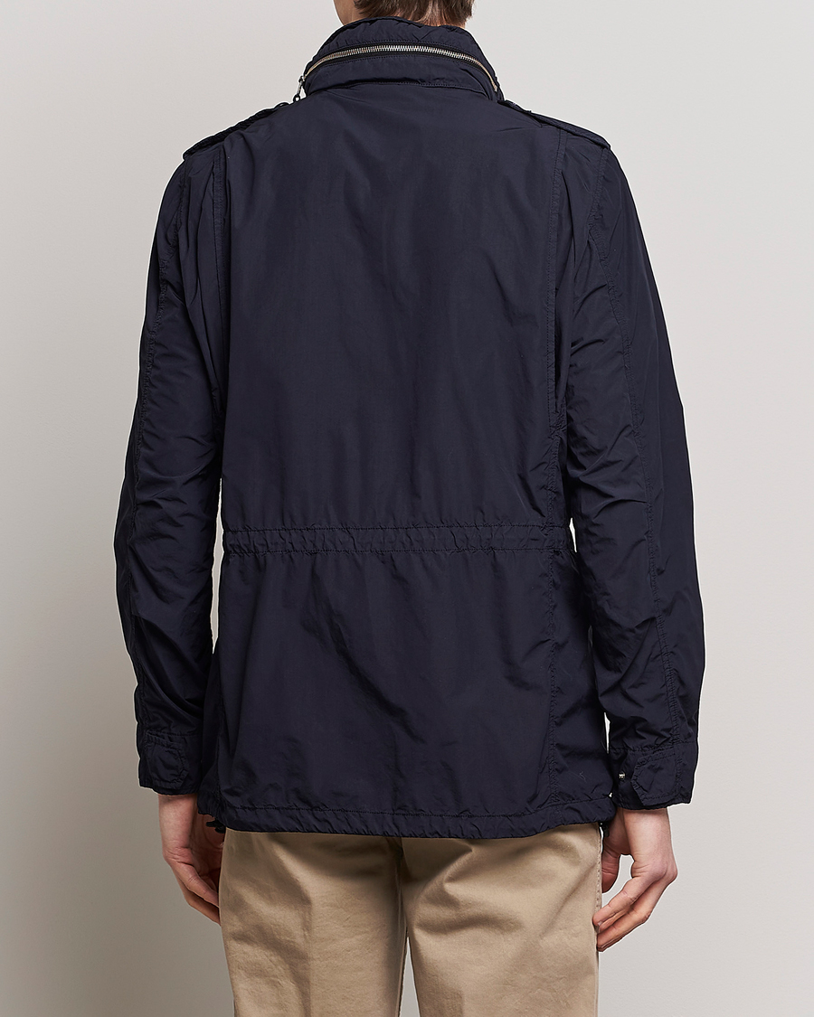 Homme | Manteaux Et Vestes | Aspesi | Giubotto Garment Dyed Field Jacket Navy