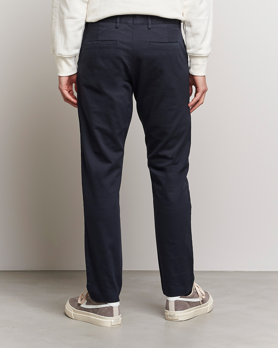 Homme | Pantalons | NN07 | Theo Regular Fit Stretch Chinos Navy Blue