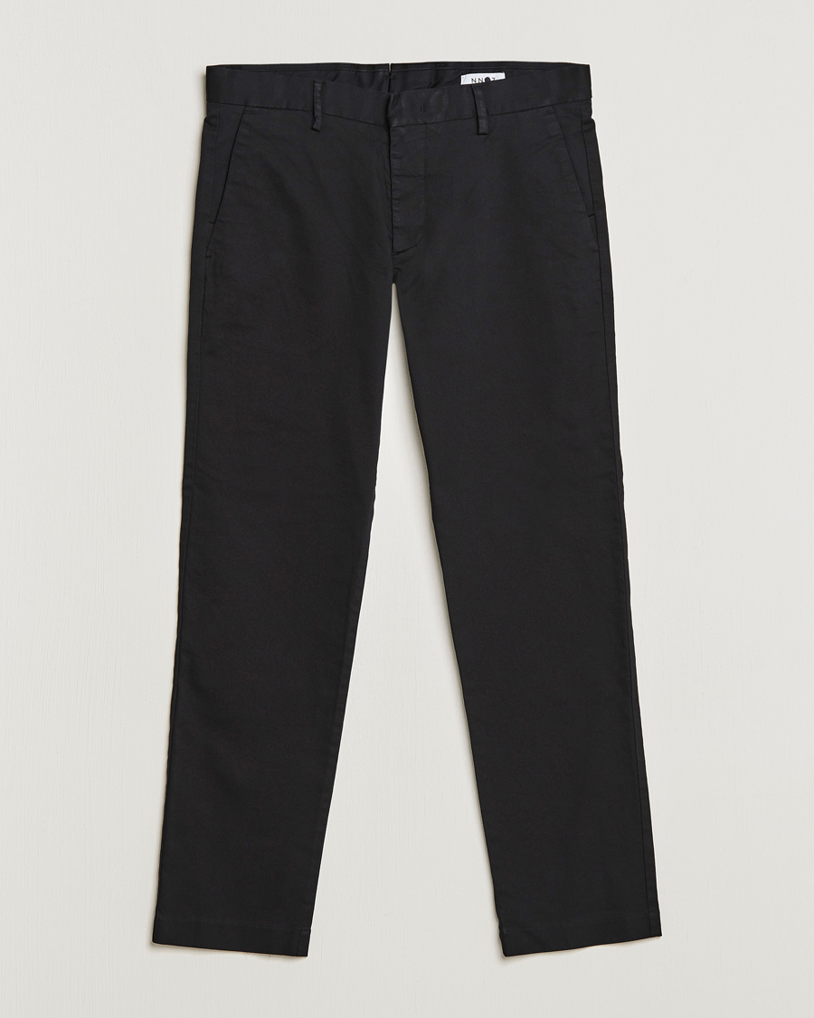 Homme | Pantalons | NN07 | Theo Regular Fit Stretch Chinos Black