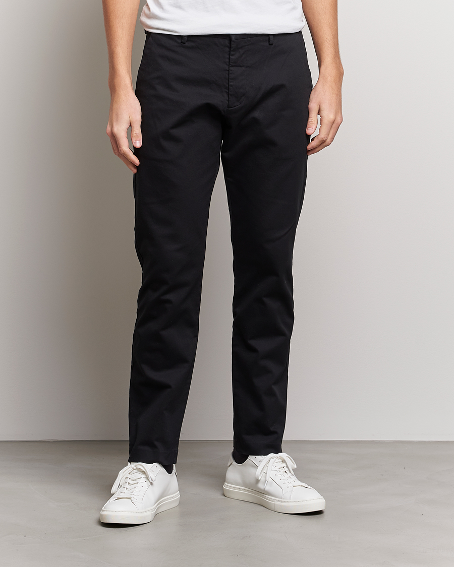 Homme | Pantalons | NN07 | Theo Regular Fit Stretch Chinos Black