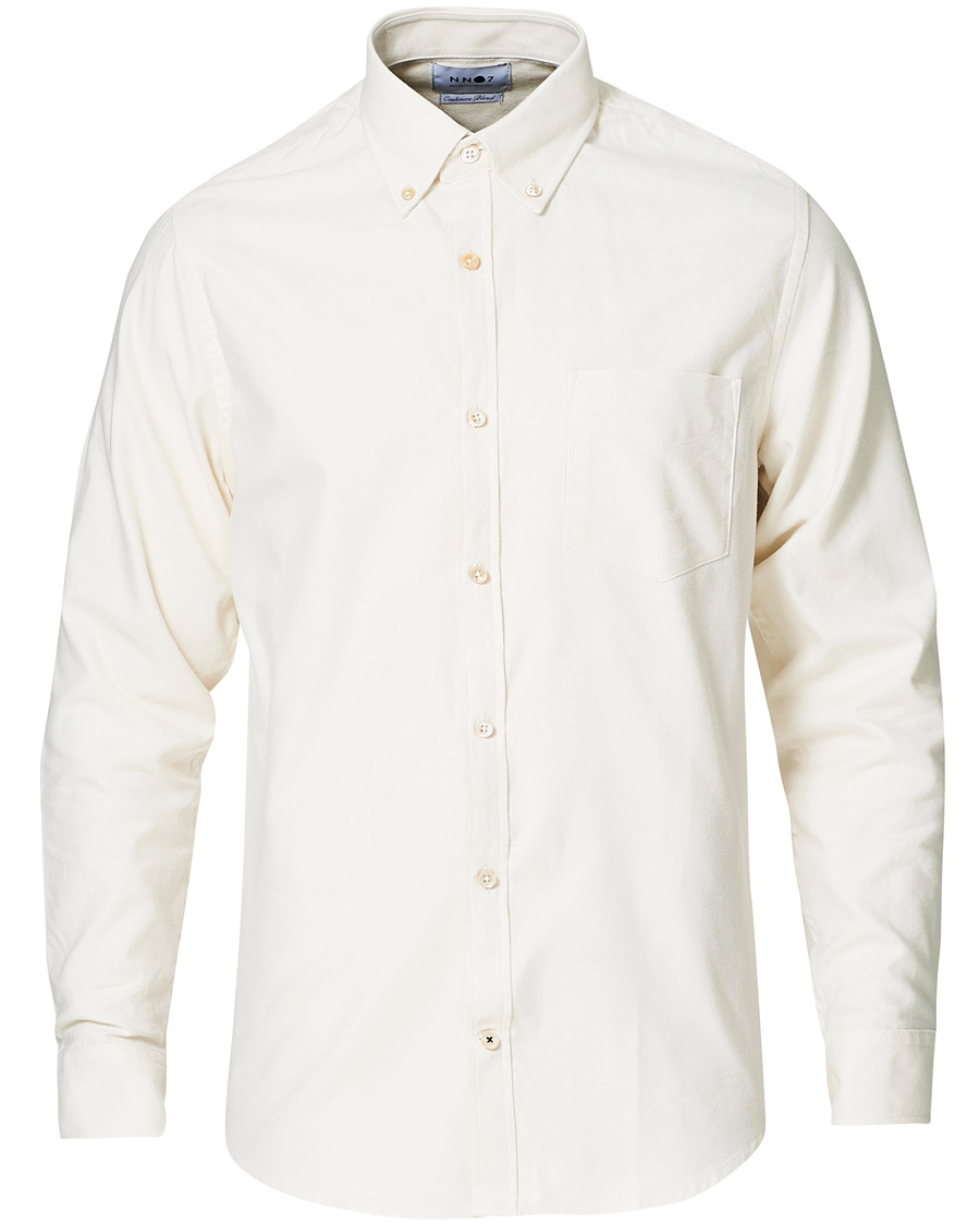 Homme | Chemises | NN07 | Levon Oxford/Cashmere Shirt Egg White
