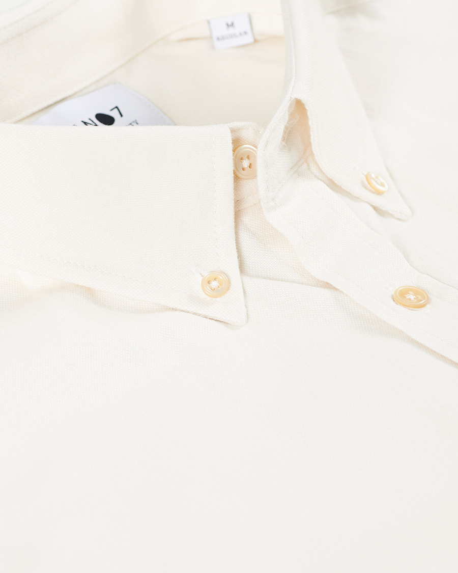 Homme | Chemises | NN07 | Levon Oxford/Cashmere Shirt Egg White