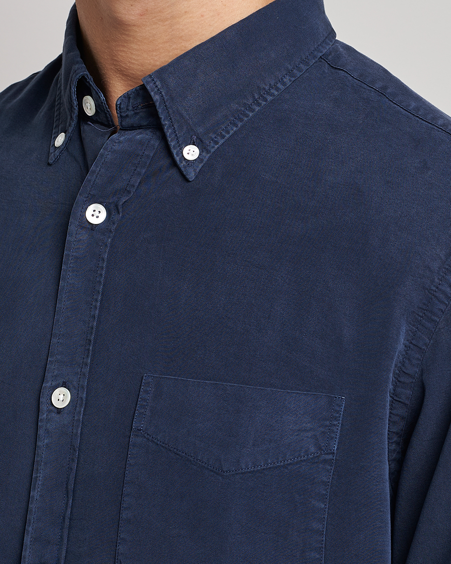 Homme | Chemises | NN07 | LevonTencel Shirt Blue