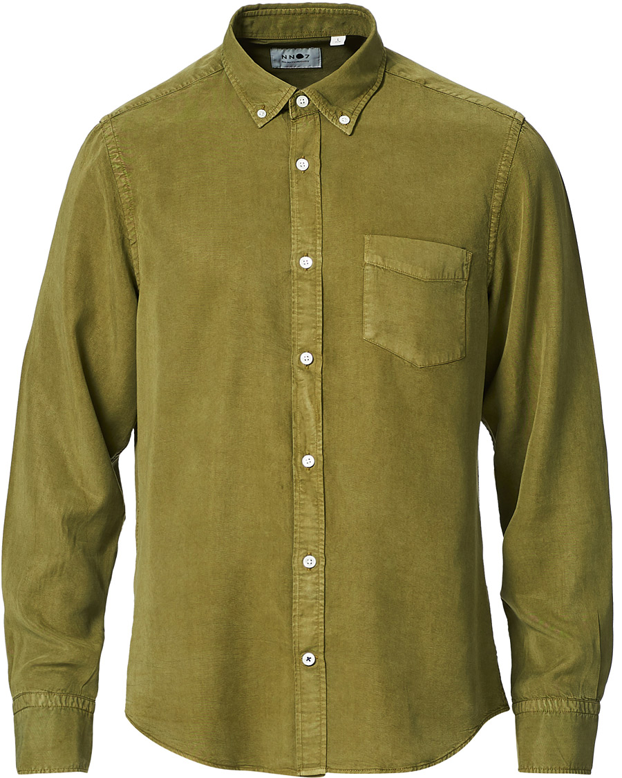 Homme | Chemises | NN07 | Manza Tencel Shirt Green