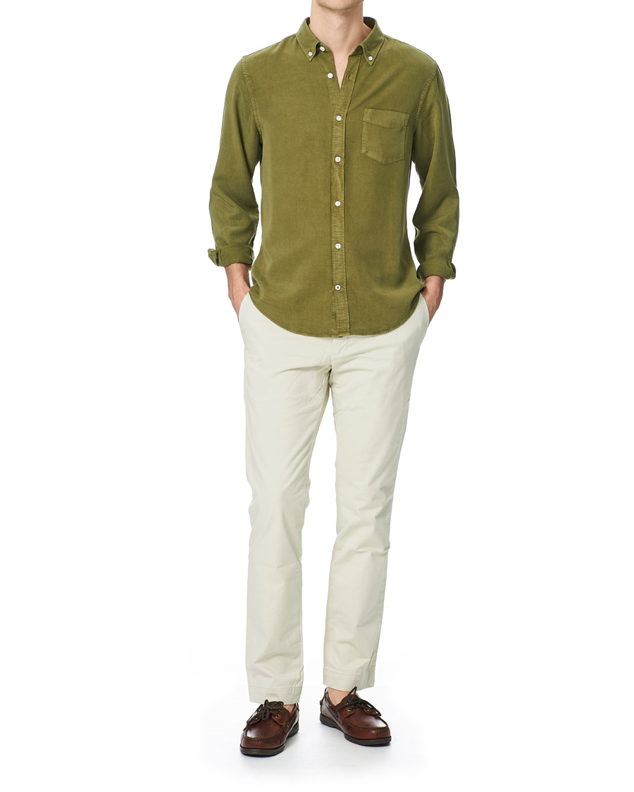 Homme | Chemises | NN07 | Manza Tencel Shirt Green
