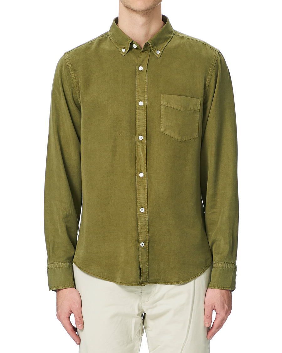 Homme | Chemises | NN07 | Manza Tencel Shirt Green