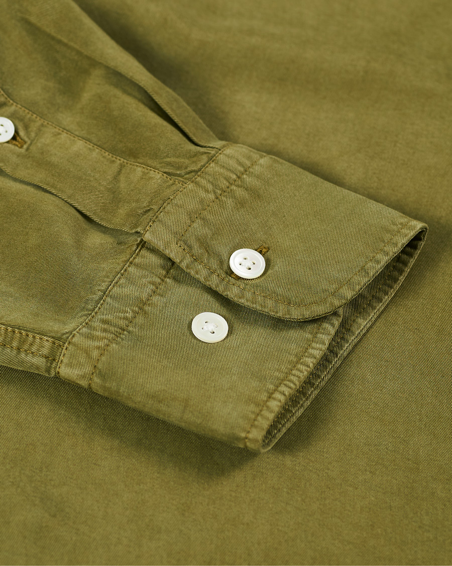 Homme | Chemises | NN07 | Manza Tencel Shirt Green