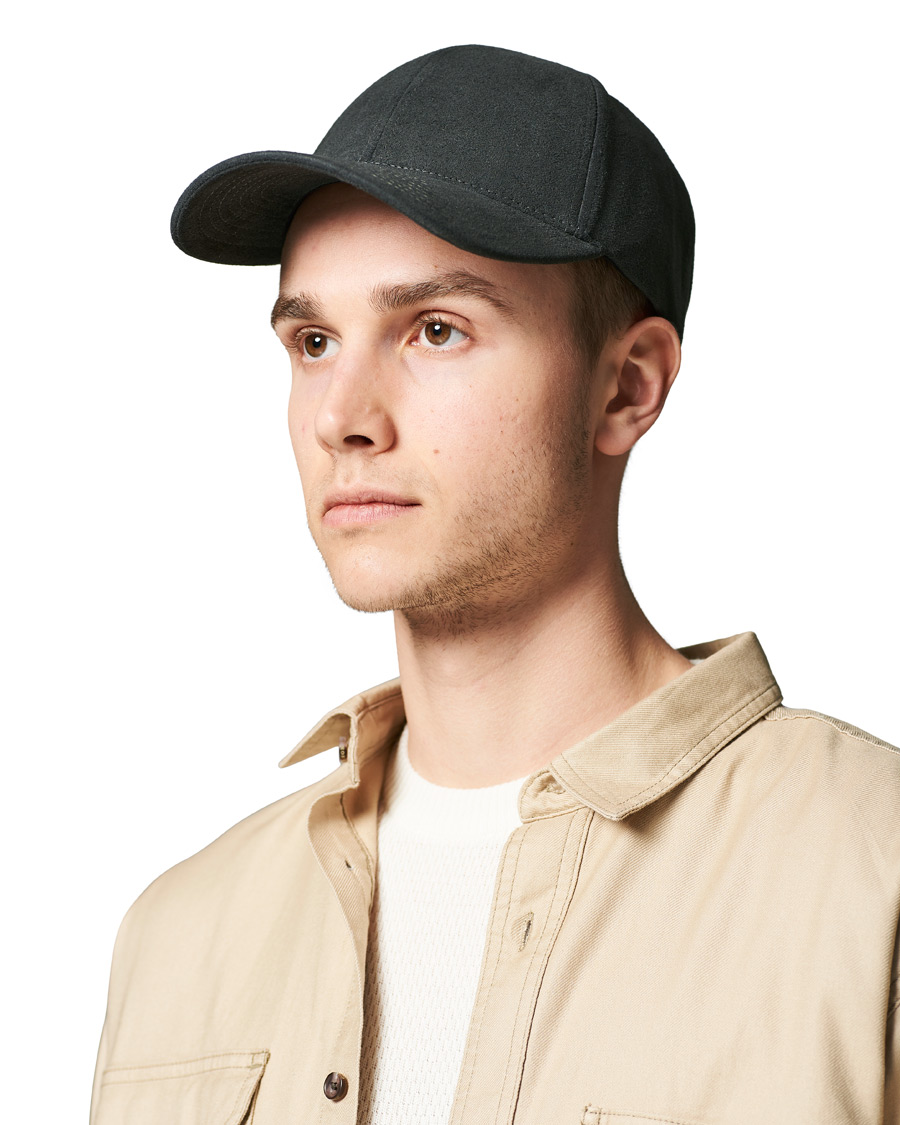 Homme | Varsity Headwear Alcantara Baseball Cap Anthracite Grey | Varsity Headwear | Alcantara Baseball Cap Anthracite Grey