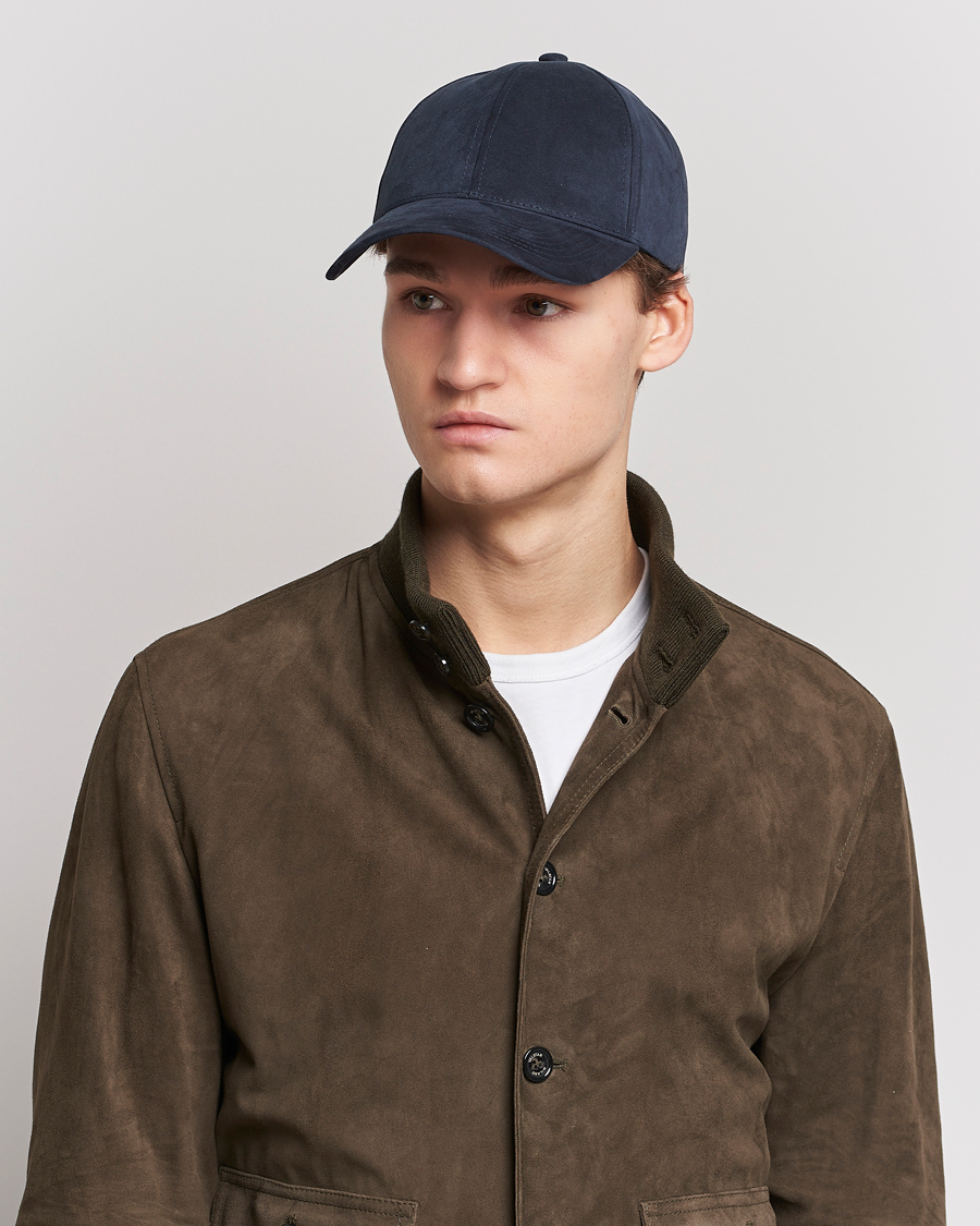 Homme | Varsity Headwear Alcantara Baseball Cap Space Blue | Varsity Headwear | Alcantara Baseball Cap Space Blue