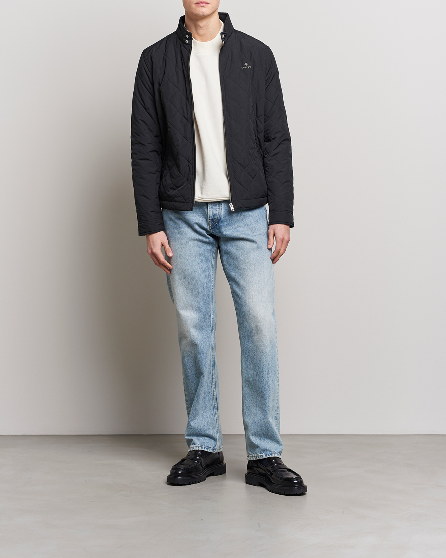Homme | Manteaux Et Vestes | Gant | The Quilted Windcheater Black