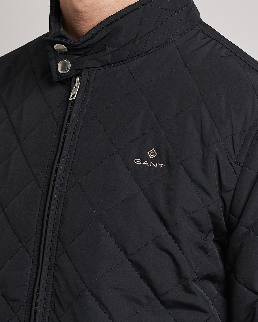Homme | Manteaux Et Vestes | Gant | The Quilted Windcheater Black