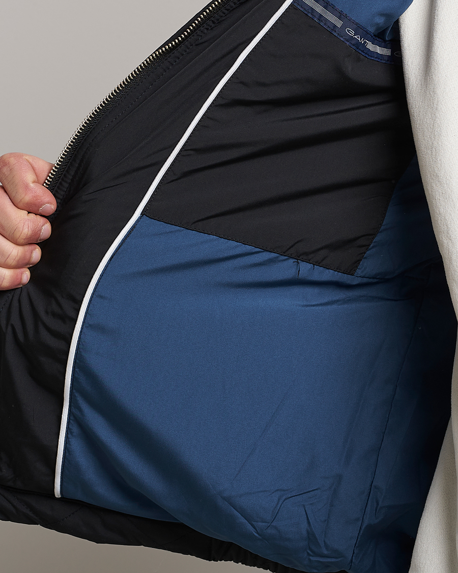 Homme | Manteaux Et Vestes | Gant | The Quilted Windcheater Black