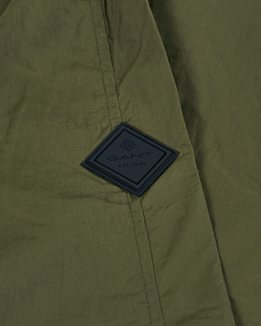 Homme | Manteaux Et Vestes | GANT | Nylon Harrington Jacket Dark Leaf