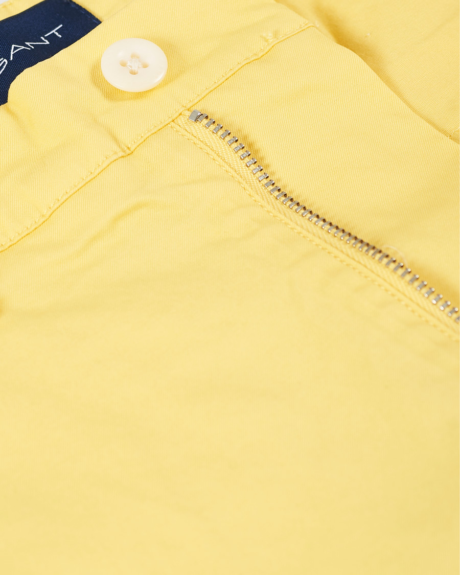 Homme | Shorts | GANT | Regular Sunbleached Shorts Brimstone Yellow