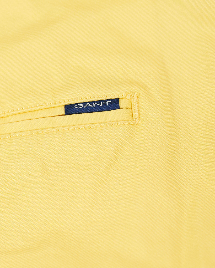 Homme | Shorts | GANT | Regular Sunbleached Shorts Brimstone Yellow