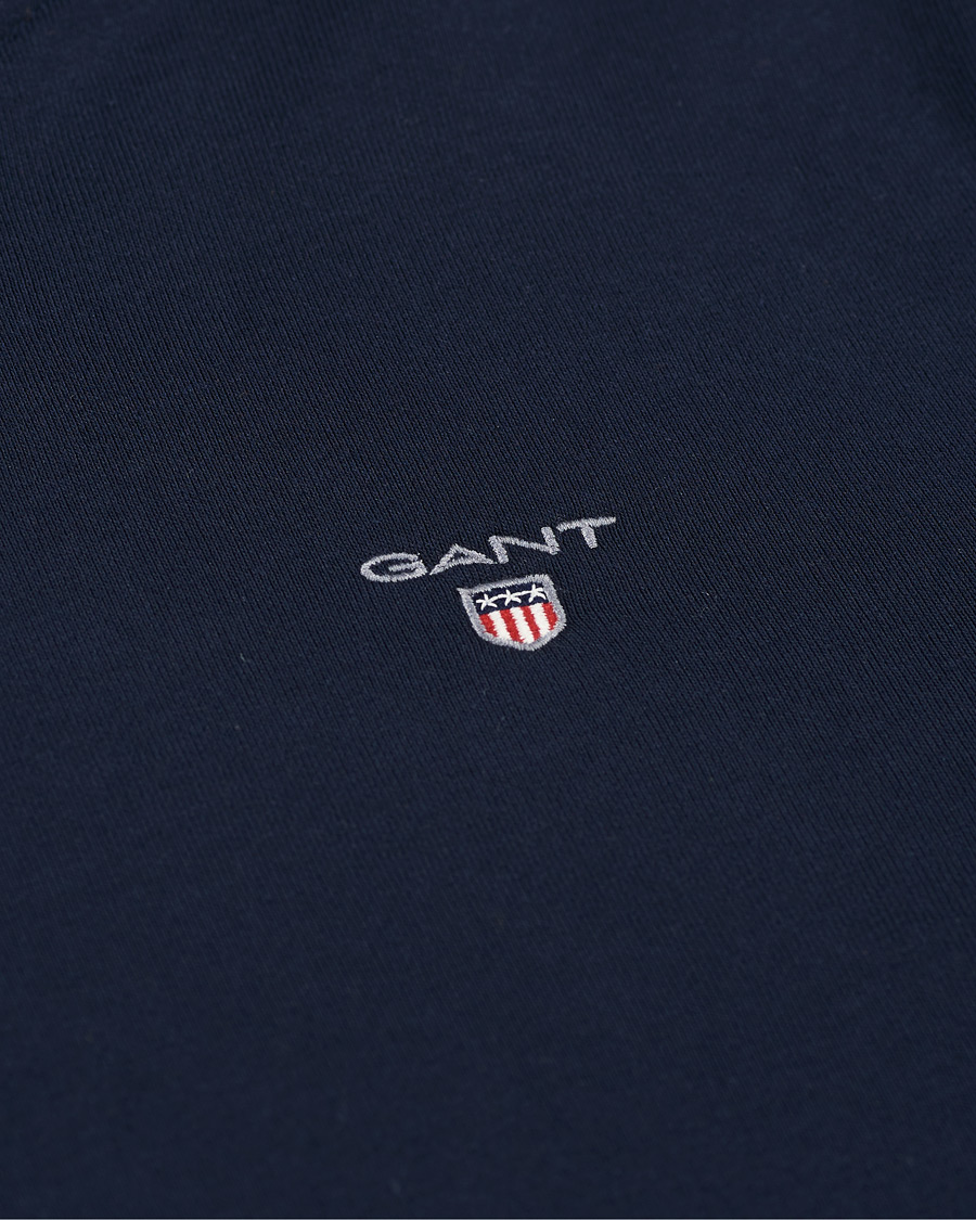 Homme | Pulls Et Tricots | Gant | Original Shield Logo Hoodie Evening Blue