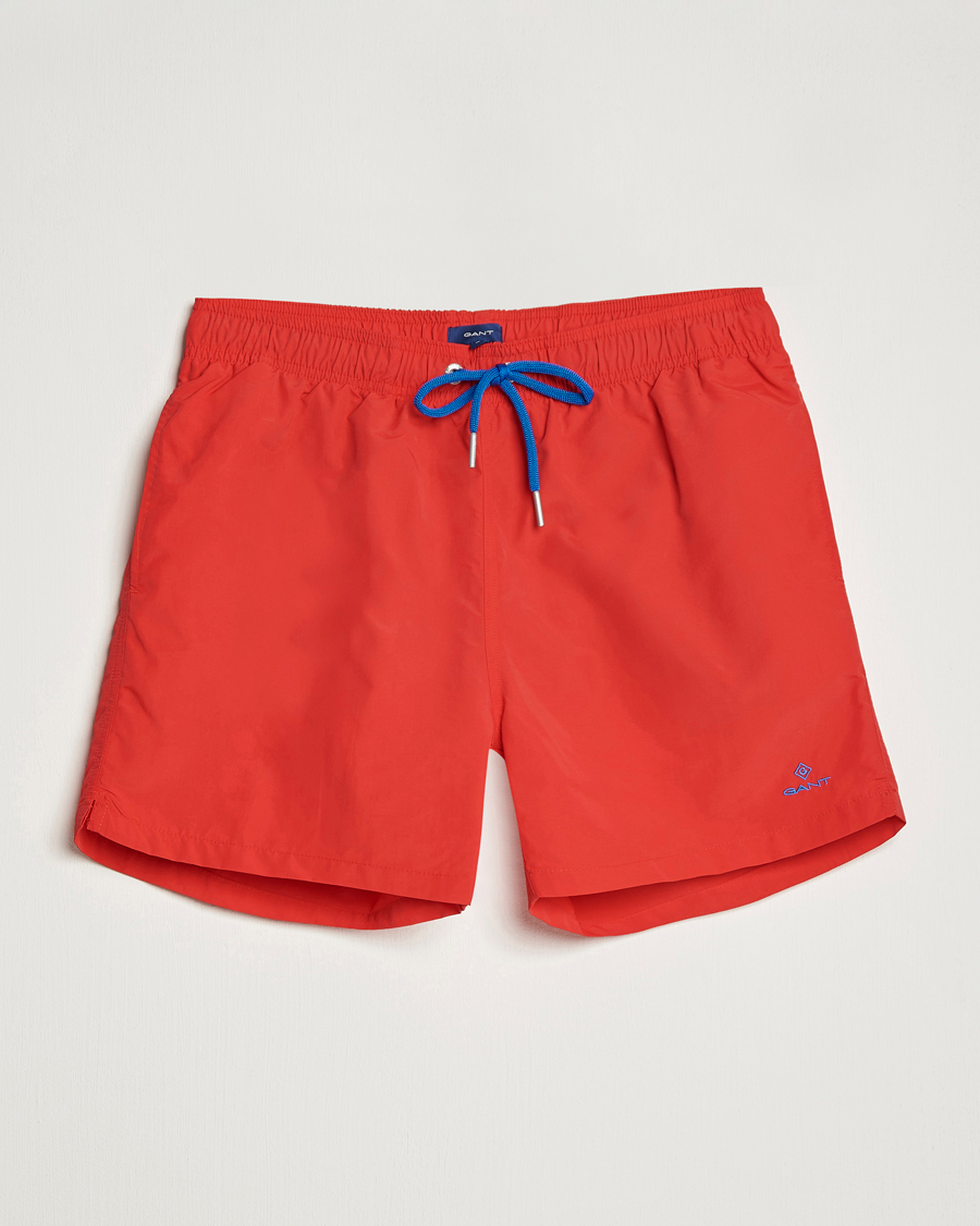 Homme | Maillots De Bain | GANT | Basic Swimshorts Bright Red