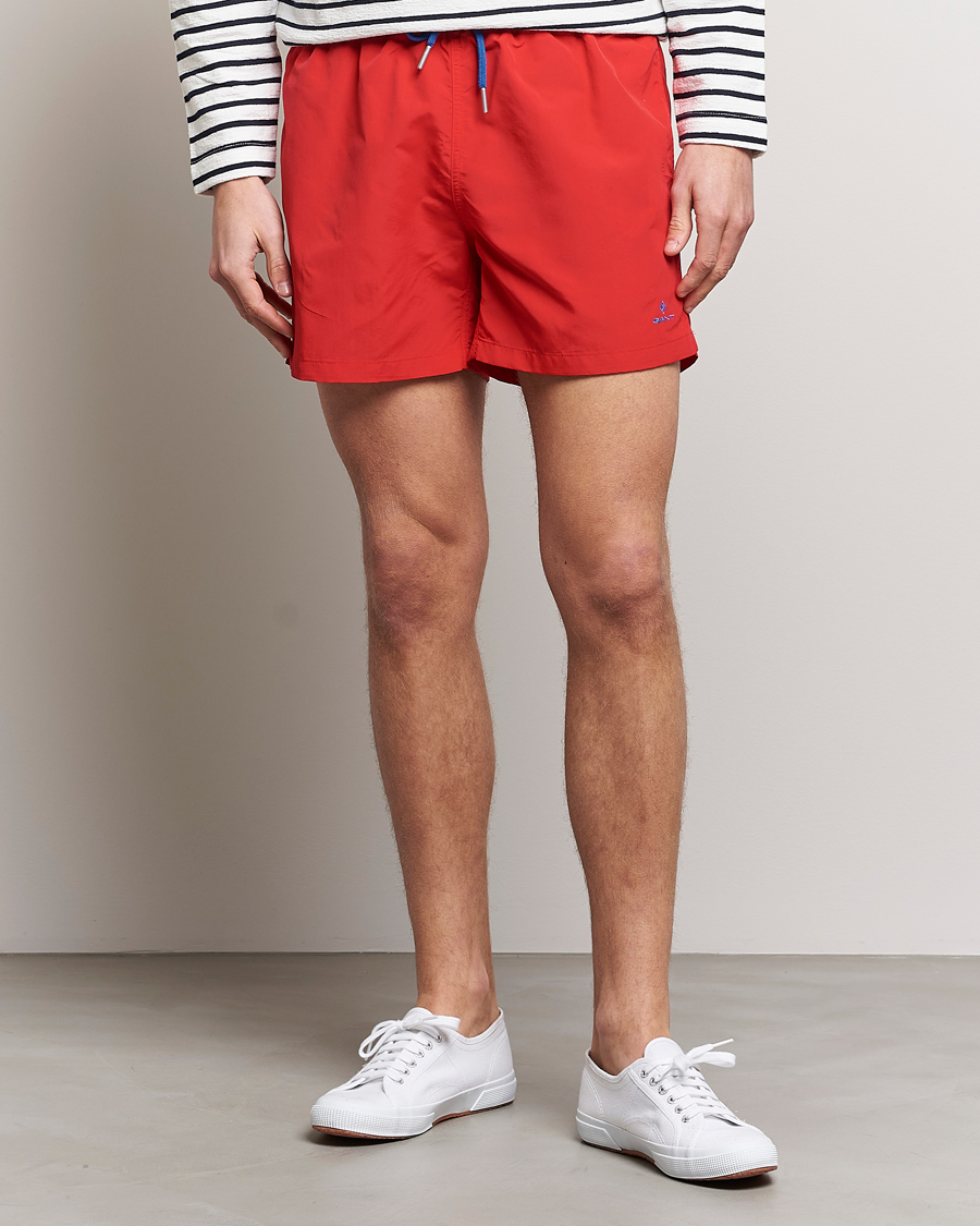 Homme | Maillots De Bain | GANT | Basic Swimshorts Bright Red