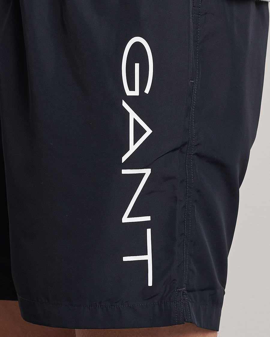 Homme | Maillots De Bain | GANT | Lightweight Logo Swimshorts Black