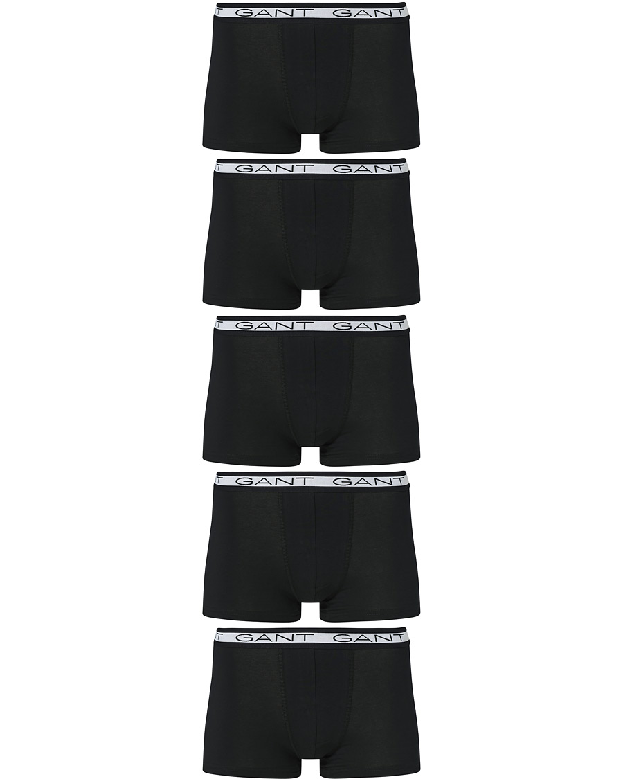 Homme | Sous-Vêtements Et Chaussettes | GANT | 5-Pack Trunks Black