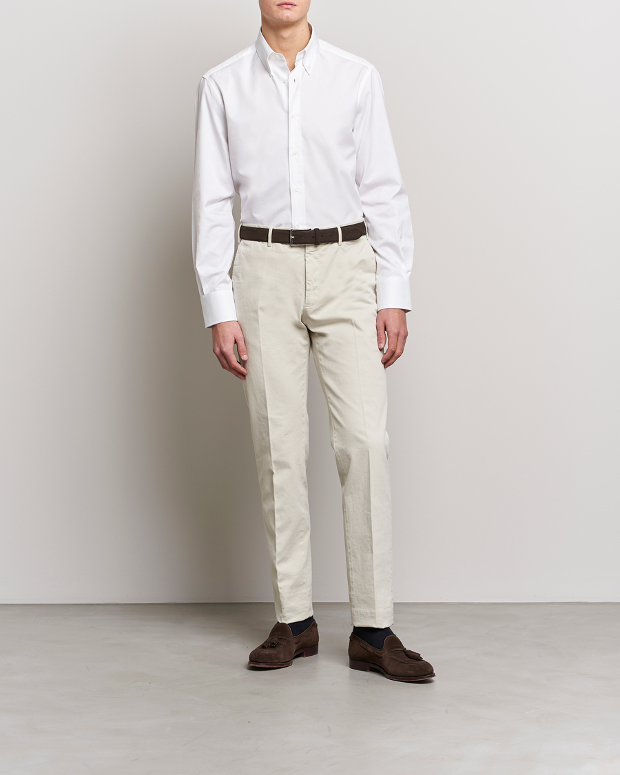 Homme | Chemises | Brunello Cucinelli | Slim Fit Button Down Shirt White