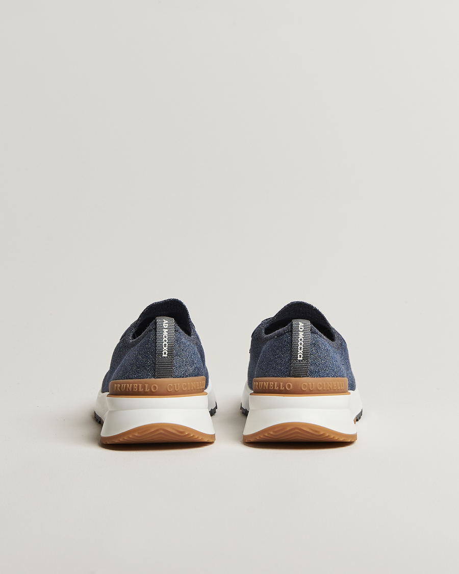 Homme | Brunello Cucinelli Mesh Running Sneakers Dark Blue | Brunello Cucinelli | Mesh Running Sneakers Dark Blue