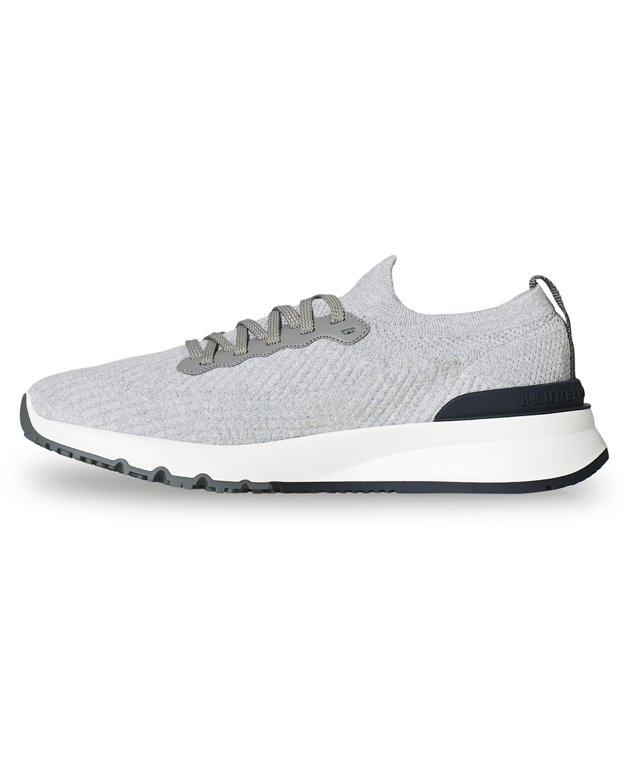 Homme | Brunello Cucinelli Mesh Running Sneaker Light Grey | Brunello Cucinelli | Mesh Running Sneaker Light Grey
