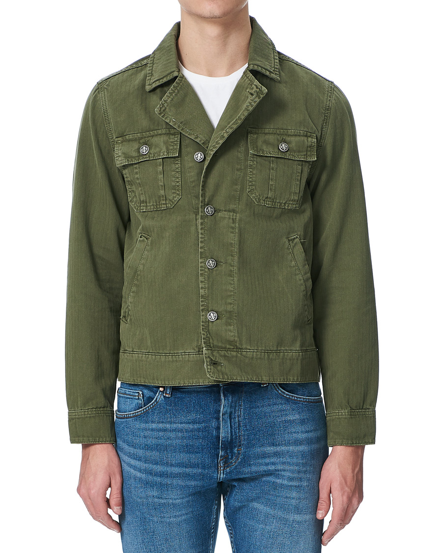 Homme | Manteaux Et Vestes | Morris | Rochefort Twill Jacket Olive