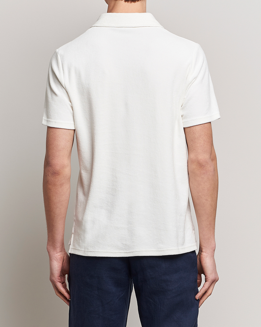 Homme | Polos | Morris | Delon Terry Jersey Polo Off White