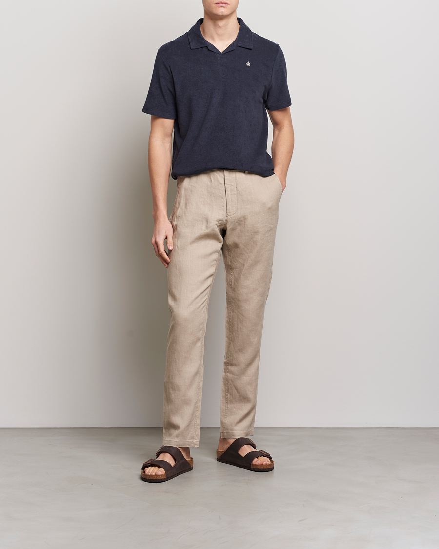 Homme | Polos | Morris | Delon Terry Jersey Polo Old Blue