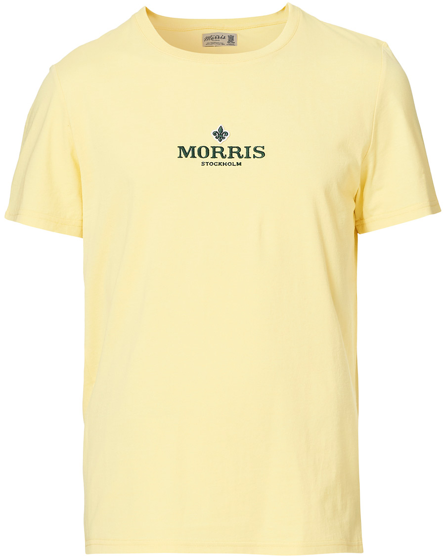 Homme | T-shirts | Morris | Helton Logo Crew Neck Tee Yellow