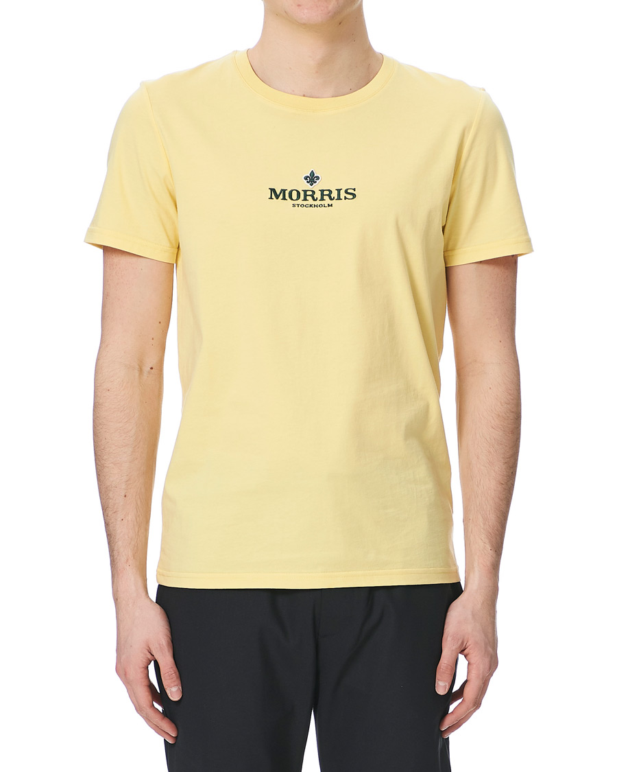 Homme | T-shirts | Morris | Helton Logo Crew Neck Tee Yellow