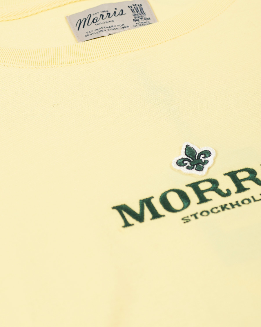 Homme | T-shirts | Morris | Helton Logo Crew Neck Tee Yellow