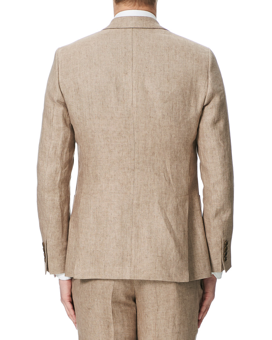 Homme | Blazers | Morris | Sebastian Linen Patch Pocket Blazer Khaki