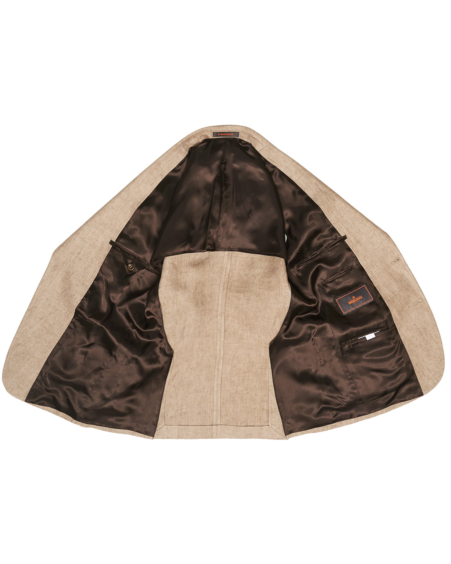 Homme | Blazers | Morris | Sebastian Linen Patch Pocket Blazer Khaki