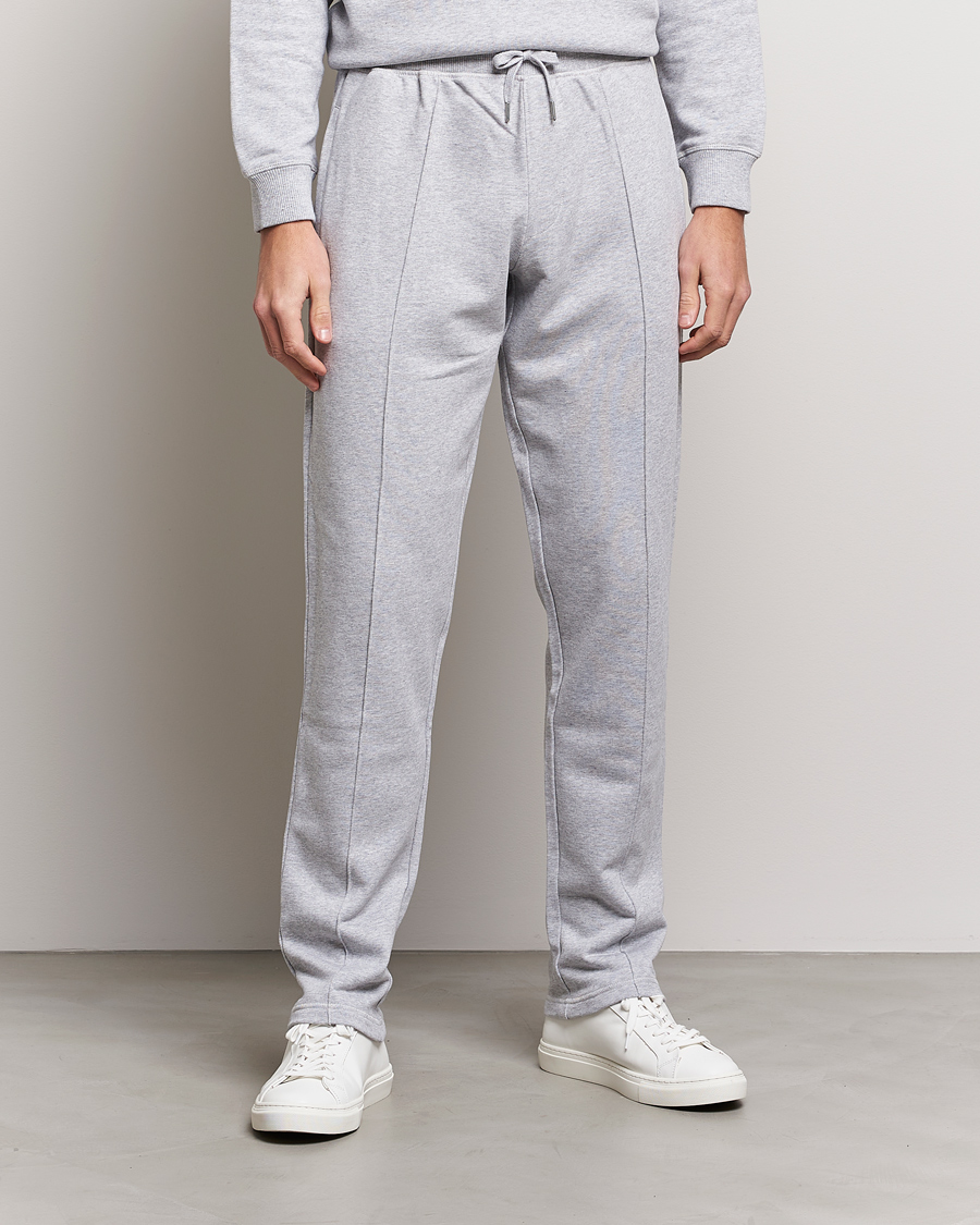 Homme | Pantalons | Stenströms | Cotton Jersey Pants Grey