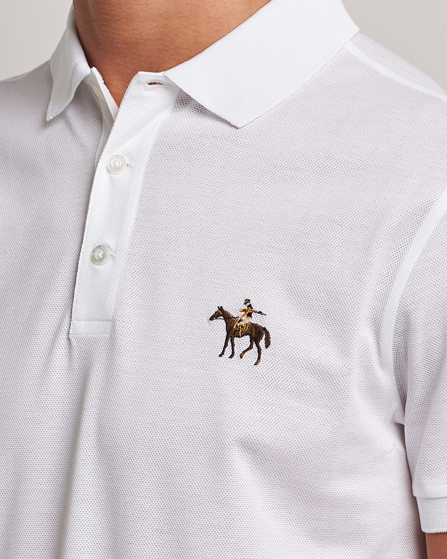 Homme | Polos | Ralph Lauren Purple Label | Mercerized Cotton Polo Classic White