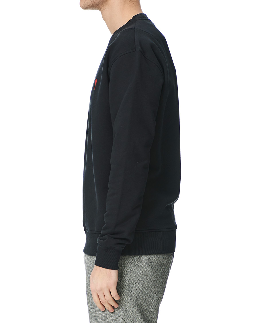 Homme | Pulls Et Tricots | AMI | Heart Logo Sweatshirt Black